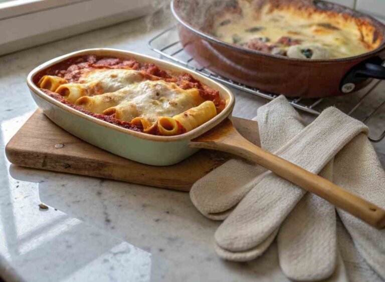 Cheesy Baked Rigatoni