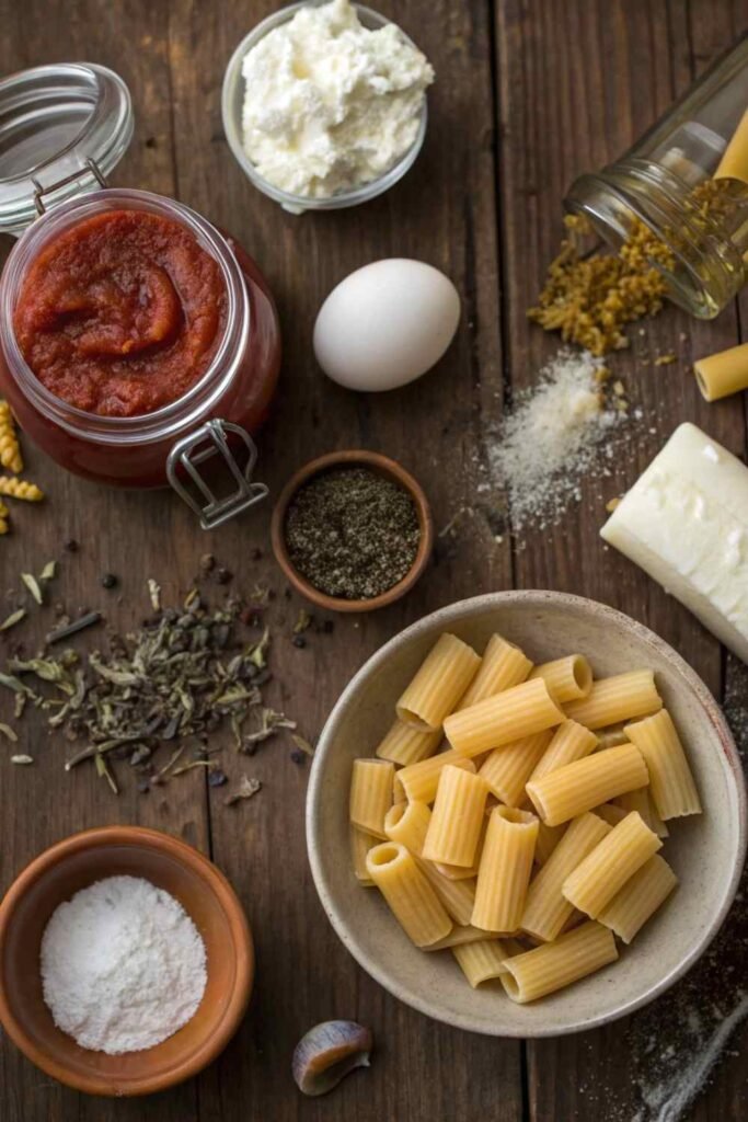 Cheesy Baked Rigatoni