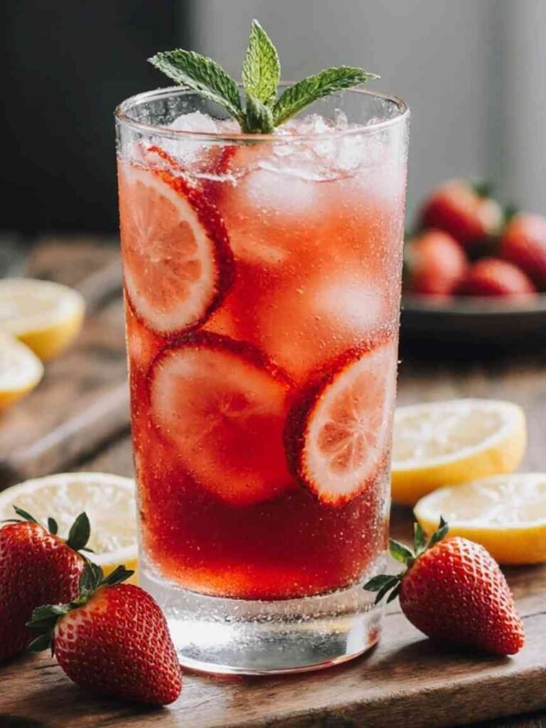Easy Homemade Strawberry Lemonade