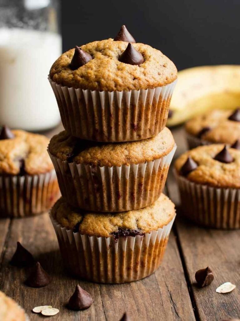 High-Protein Chocolate Chip Muffins Recipe