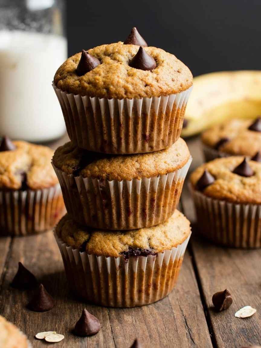 High-Protein Chocolate Chip Muffins Recipe