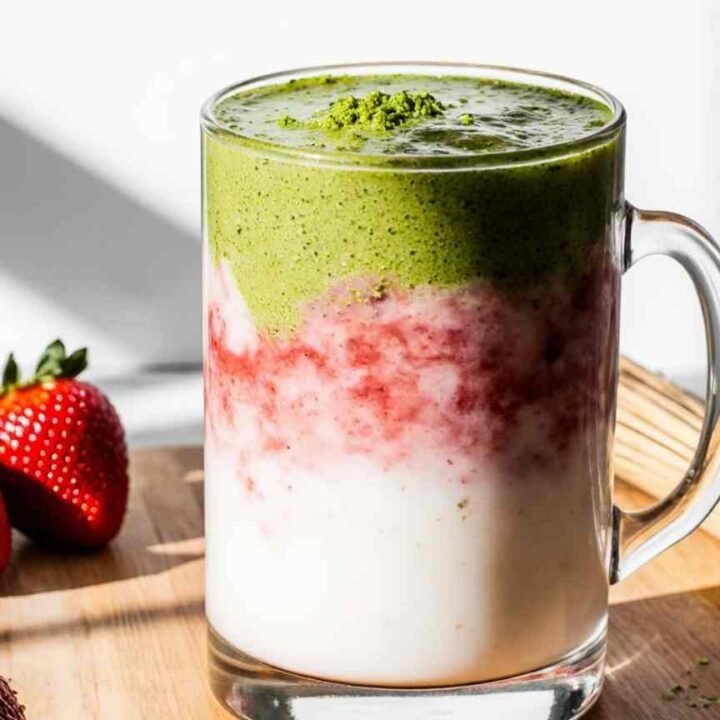 Strawberry Matcha Latte