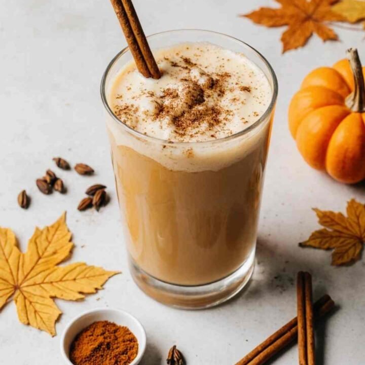 Best Iced Pumpkin Cream Chai Tea Latte Recipe (Starbucks Copycat)