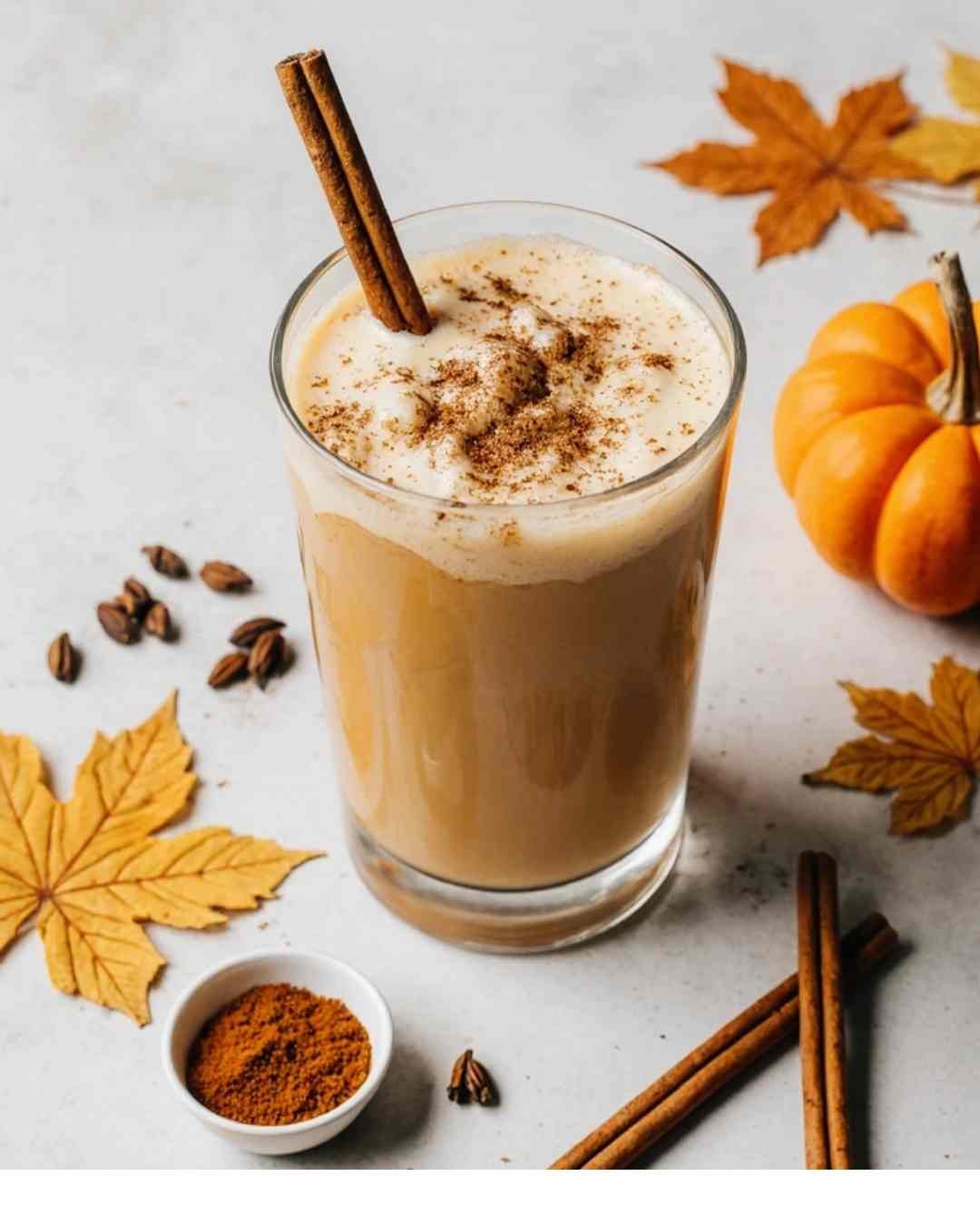 Best Iced Pumpkin Cream Chai Tea Latte Recipe (Starbucks Copycat)