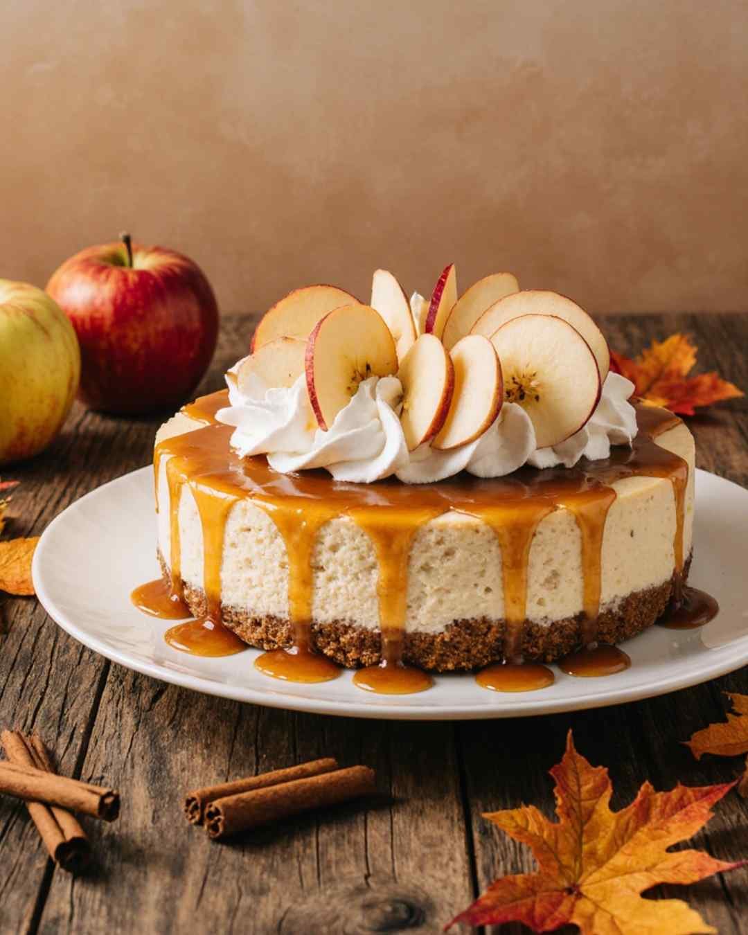 Easy Apple Cider Cheesecake Recipe
