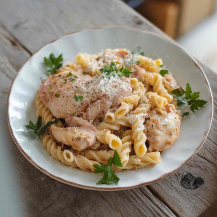 Healthy-Garlic-Parmesan-Chicken-Pasta