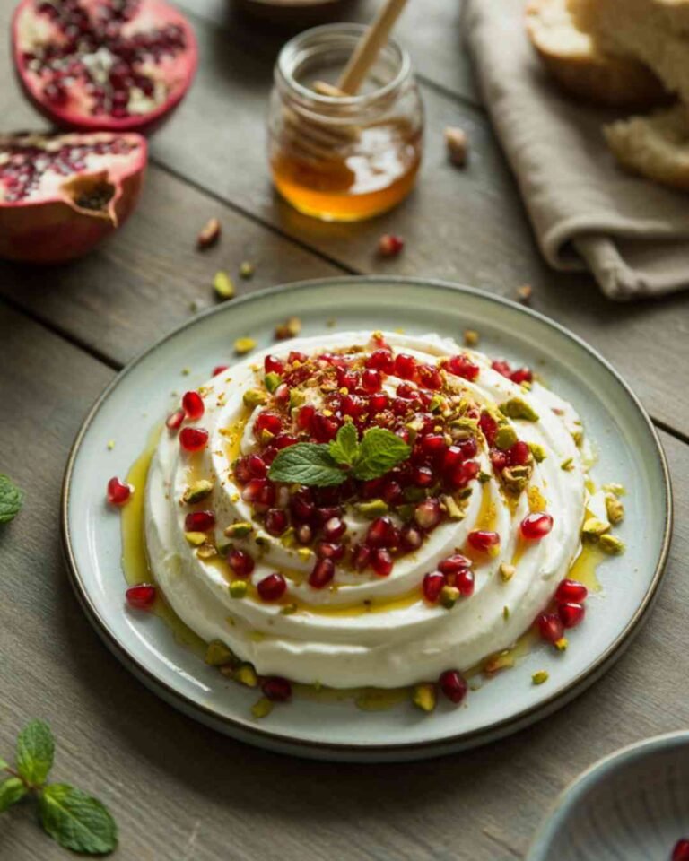 Pomegranate Pistachio Whipped Feta