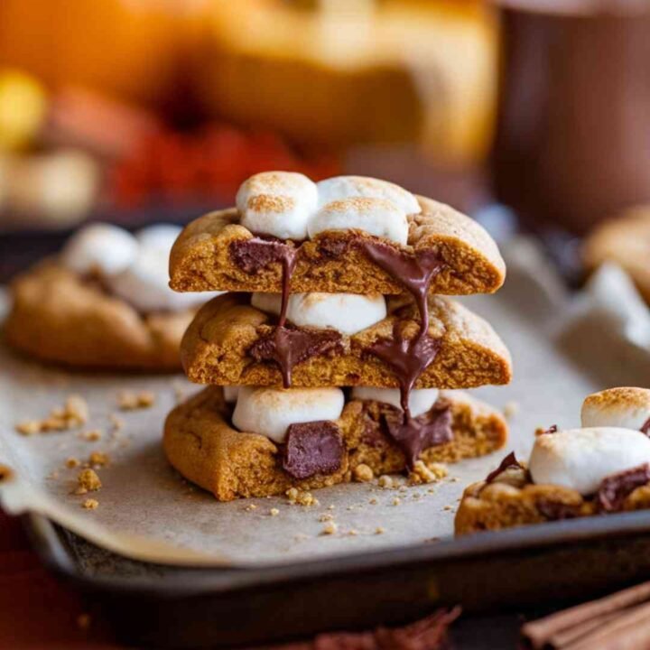 Pumpkin S’mores Cookies