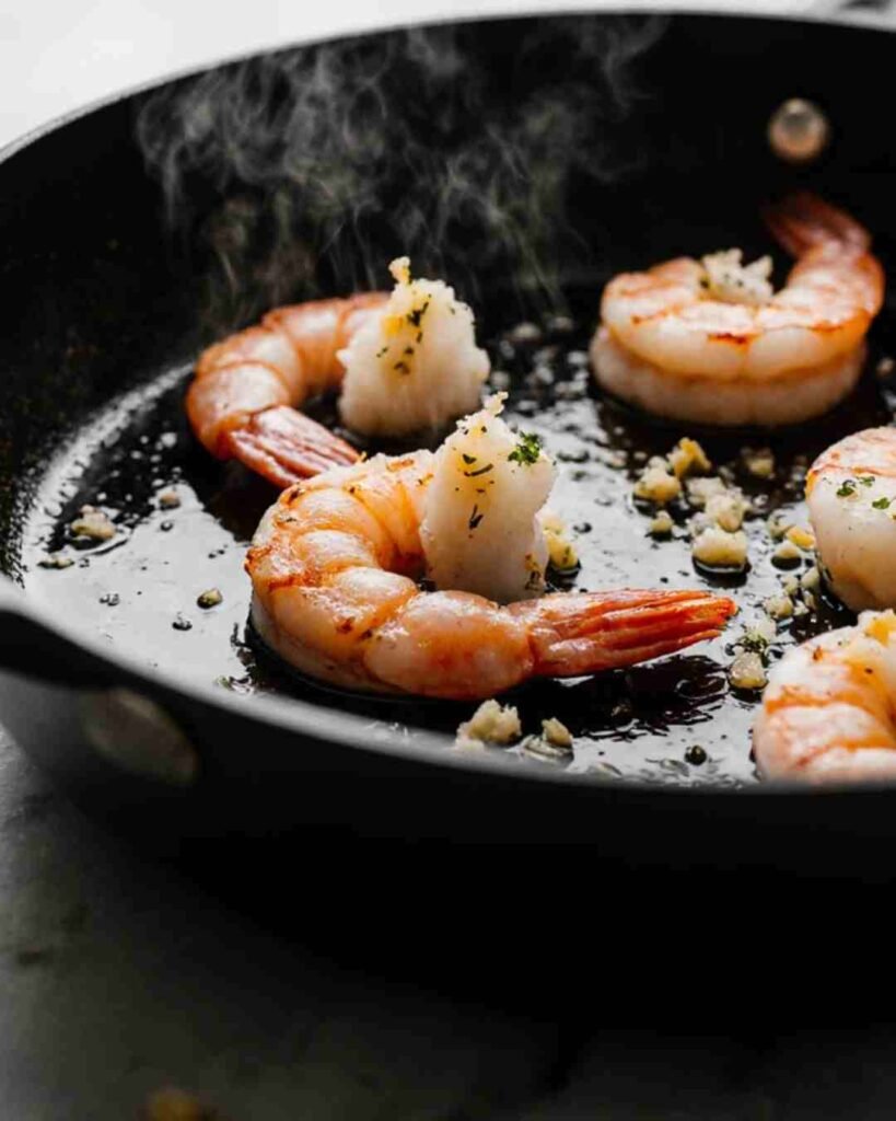One Pan Parmesan Orzo with Shrimp