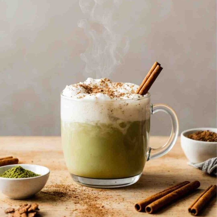 Cinnamon Matcha Latte
