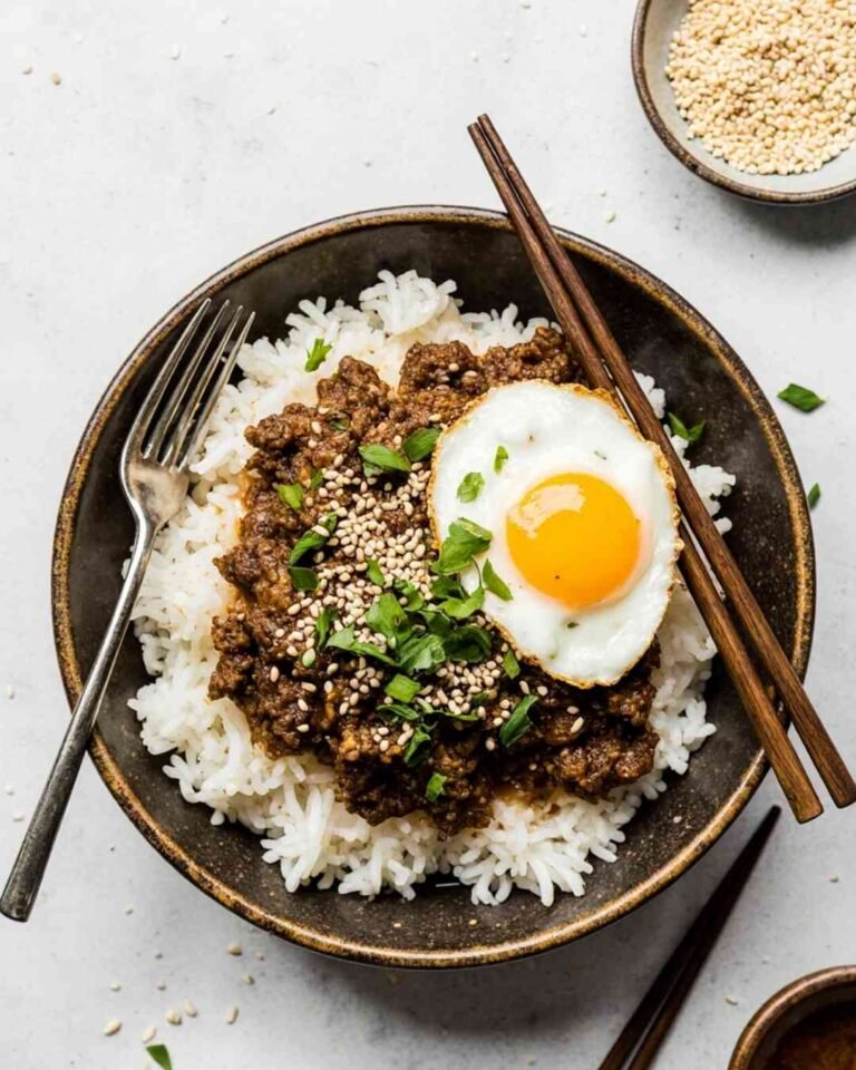 Korean Ground Beef Bowl