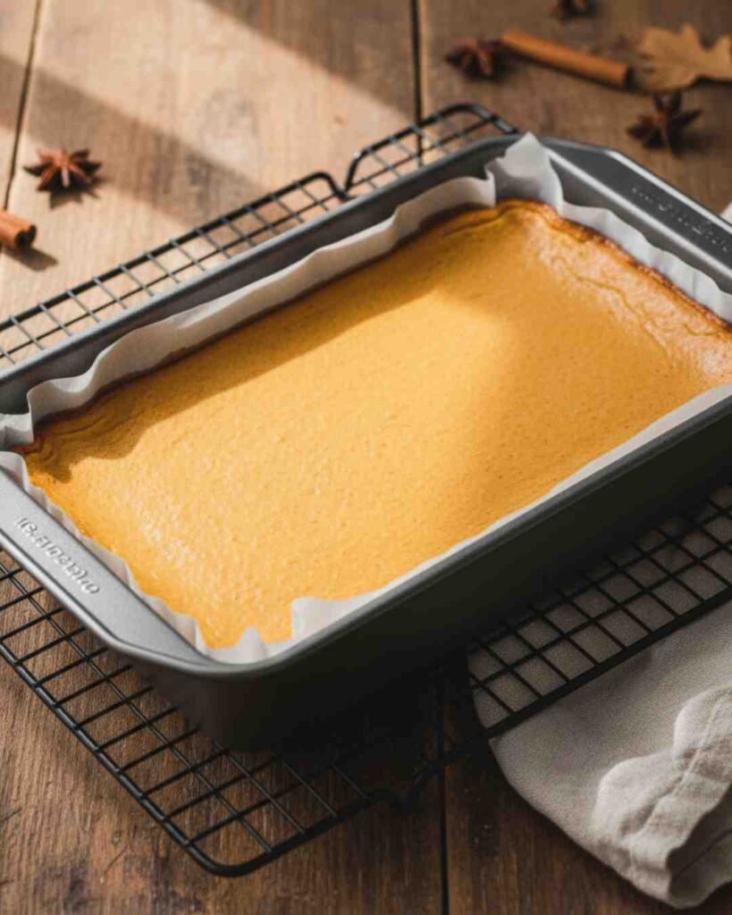 Pumpkin Cheesecake Bars