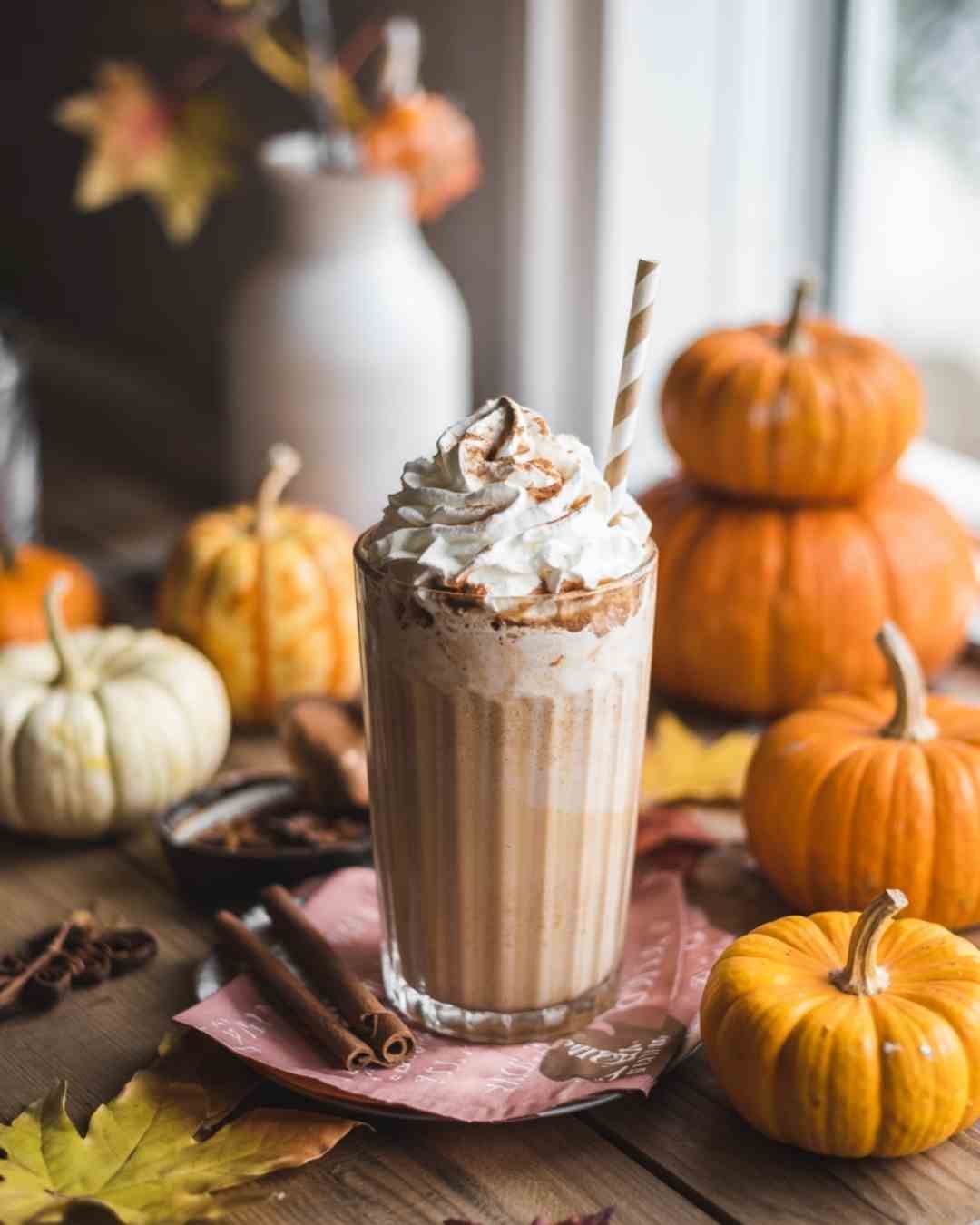 Pumpkin Spice Milkshake Recipe