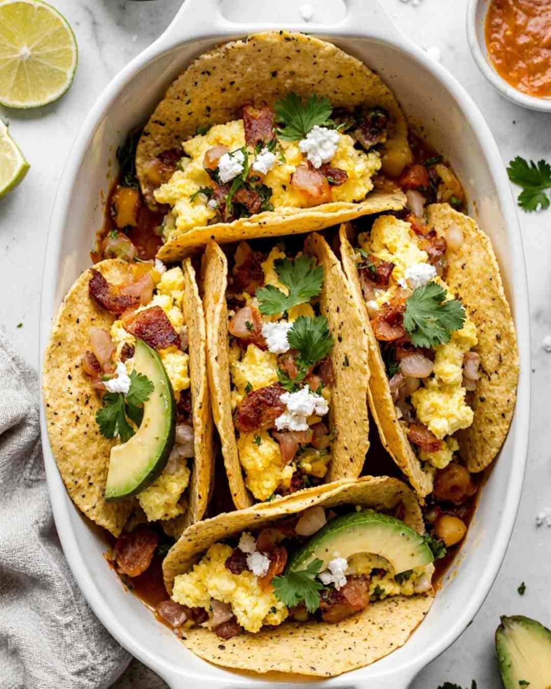 Tasty Baked Breakfast Tacos