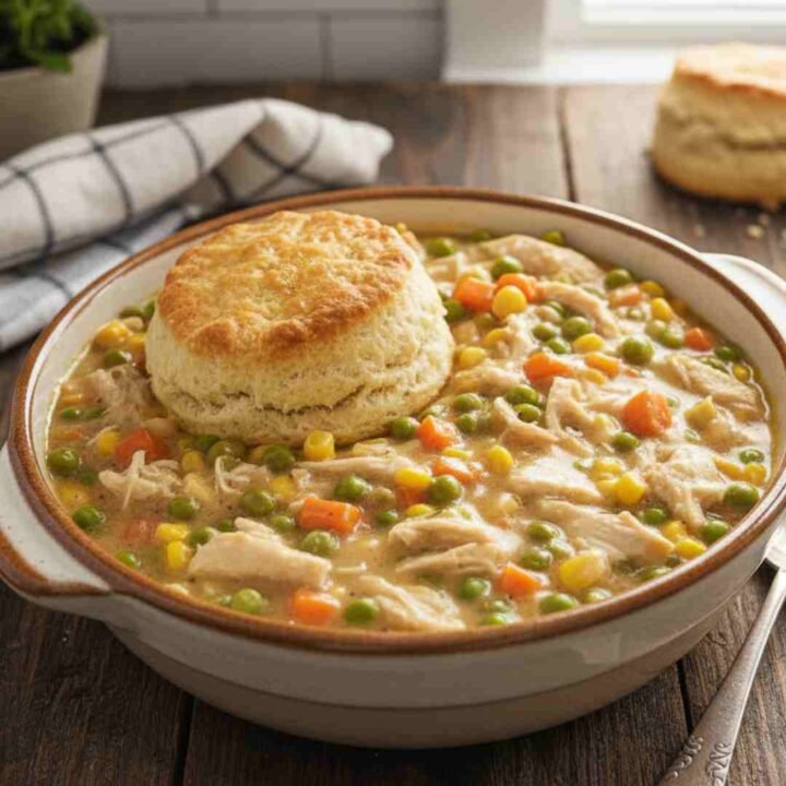 Easy Slow Cooker Chicken Pot Pie