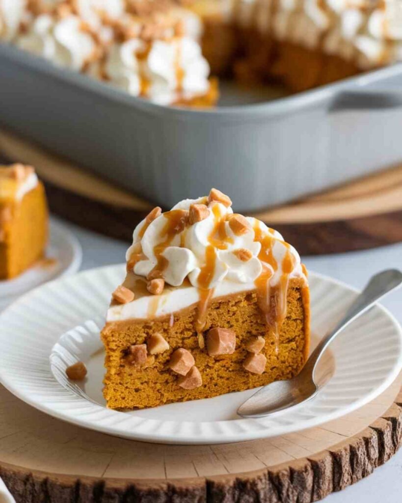 pumpkin poke cake