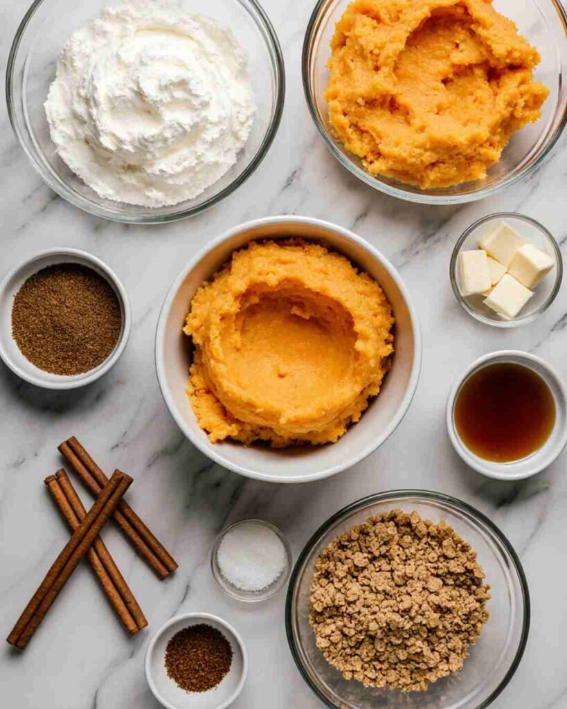 Sweet Potato Cheesecake Cups