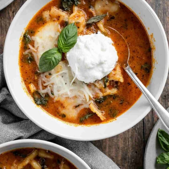 One Pot Lasagna Soup