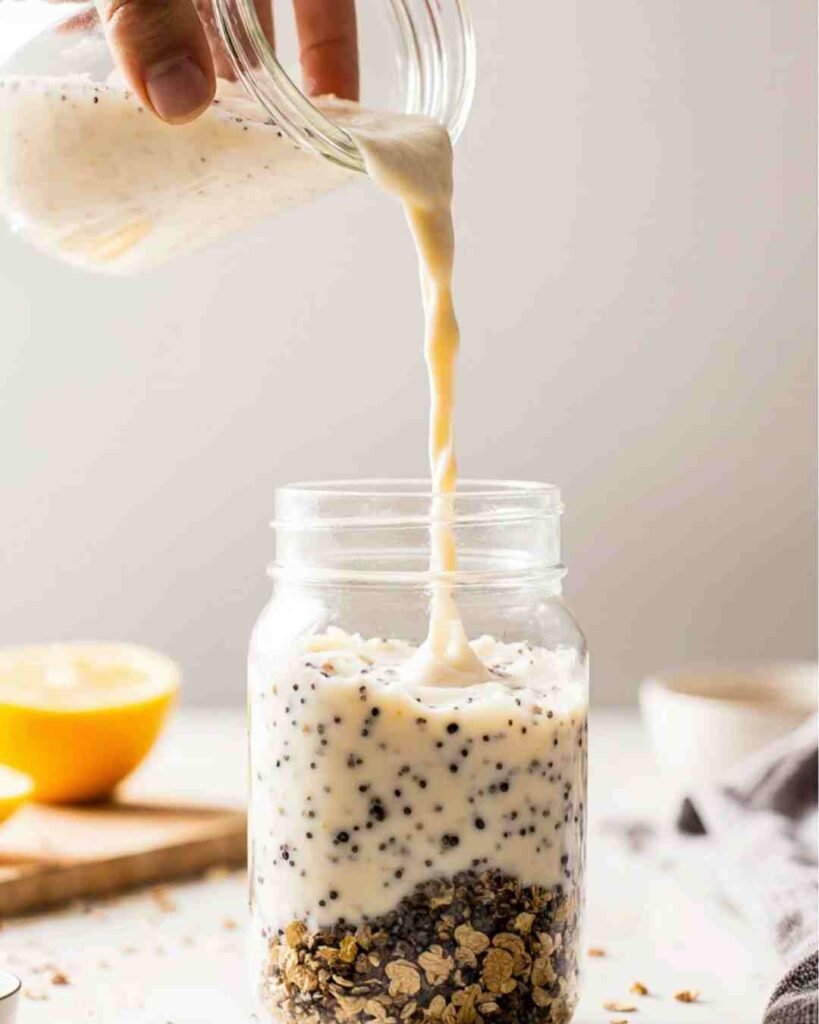Eggnog Overnight Oats