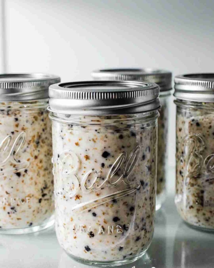 Chocolate Peppermint Overnight Oats