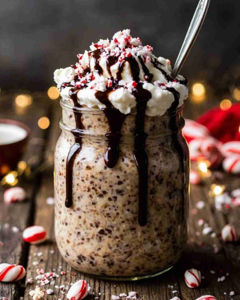 How to Make Chocolate Peppermint Overnight Oats
