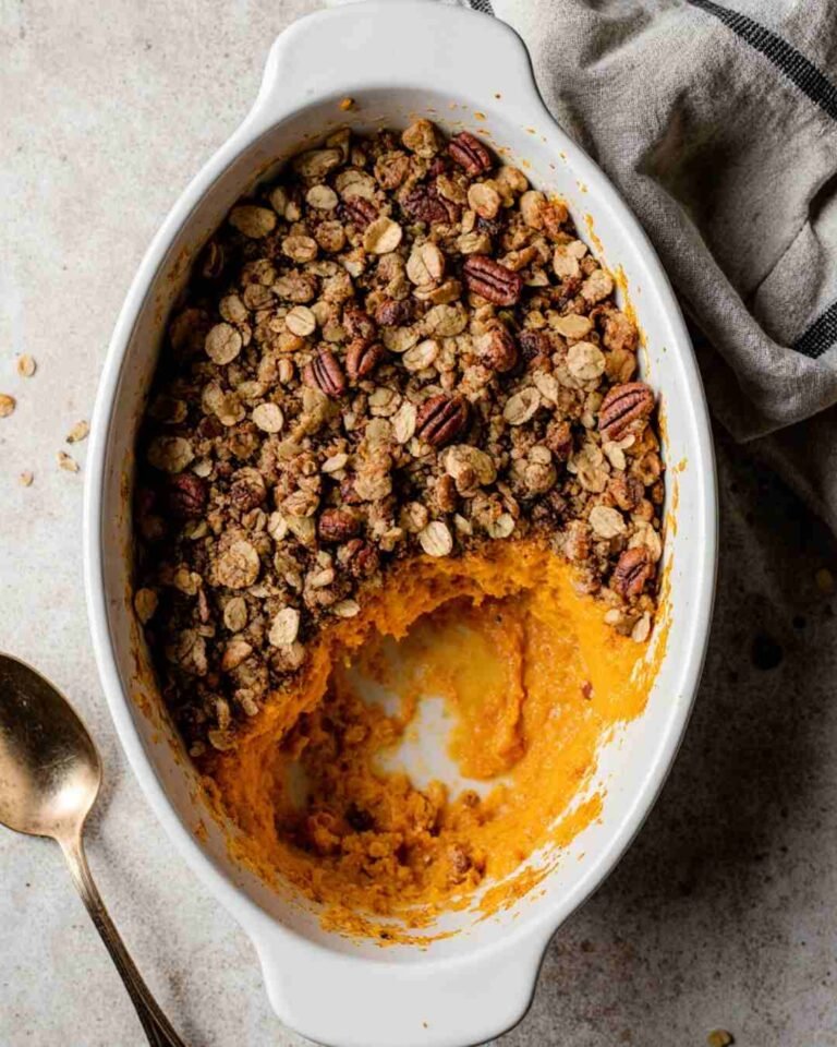sweet potato crumble recipe