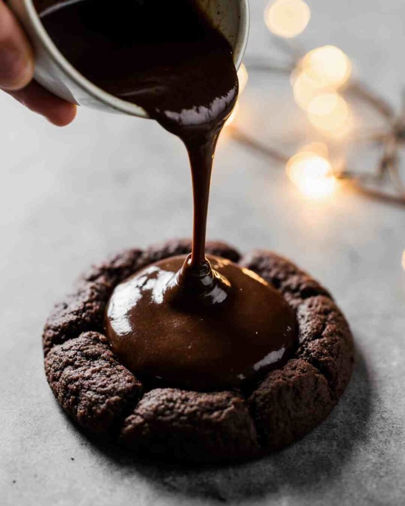 Chocolate Thumbprint Cookies