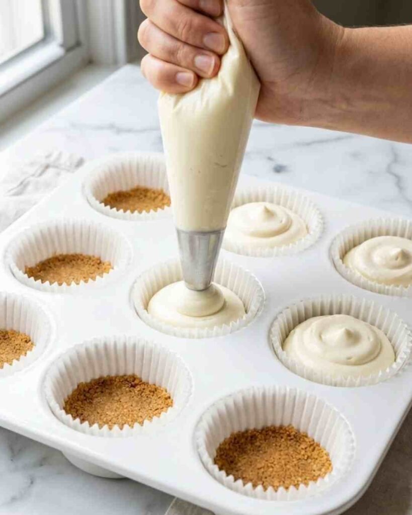 no bake mini cheesecakes