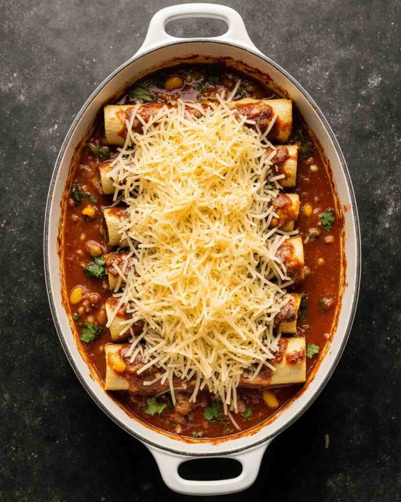 Vegetarian Black Bean Enchiladas