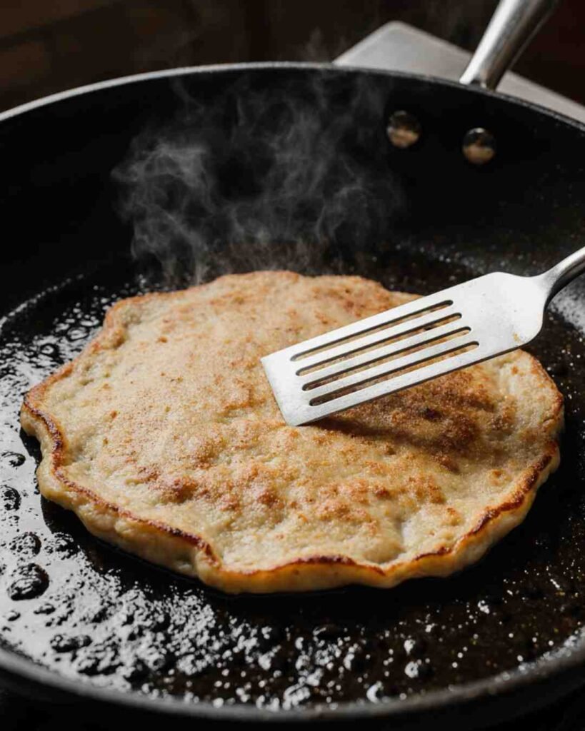 Creamy Eggnog Pancakes