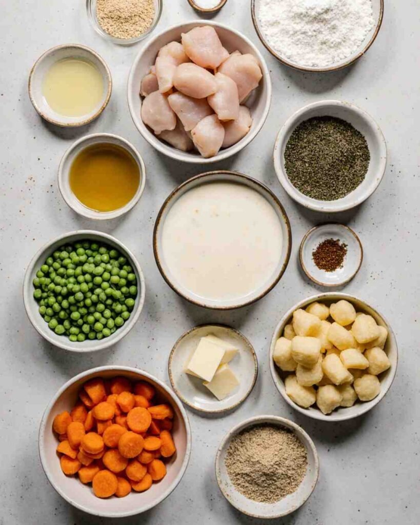 one pot gnocchi chicken pot pie