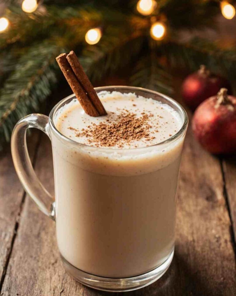 Old-Fashioned Homemade Eggnog Recipe