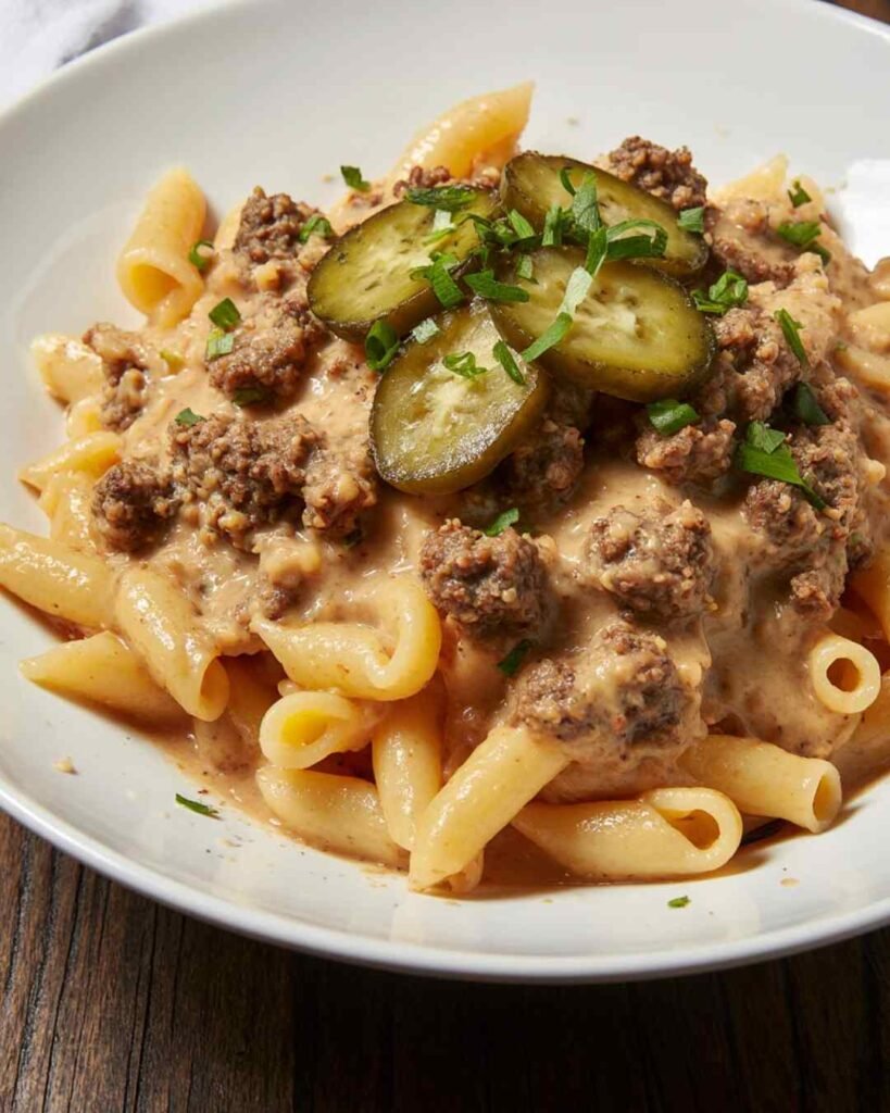 One-Pot Cheeseburger Macaroni