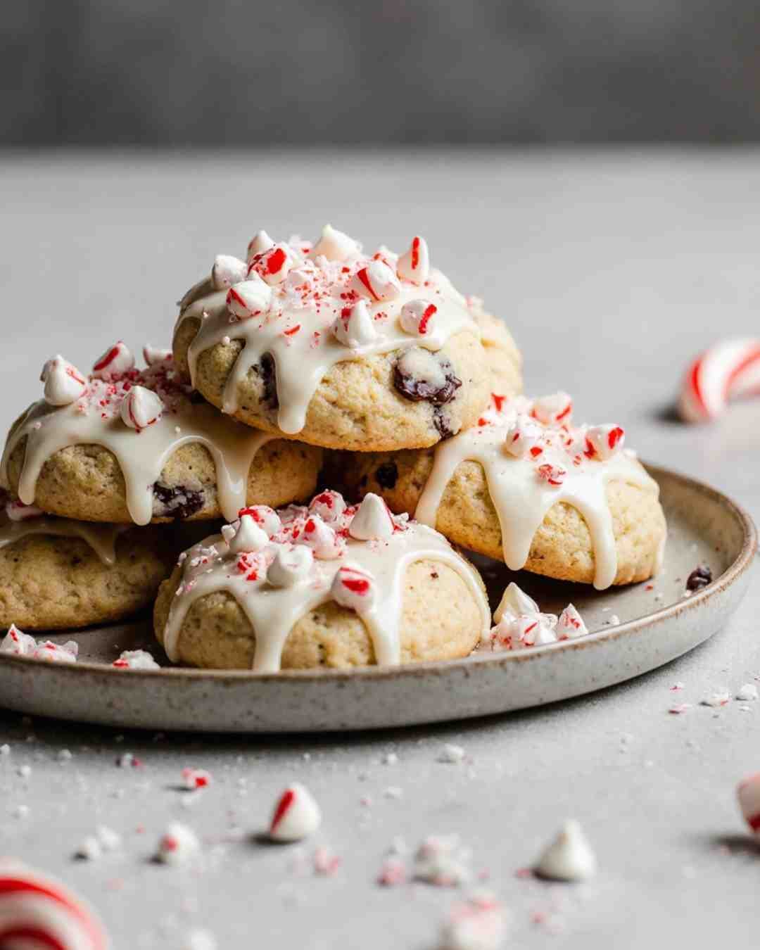 White Chocolate Peppermint Cookies