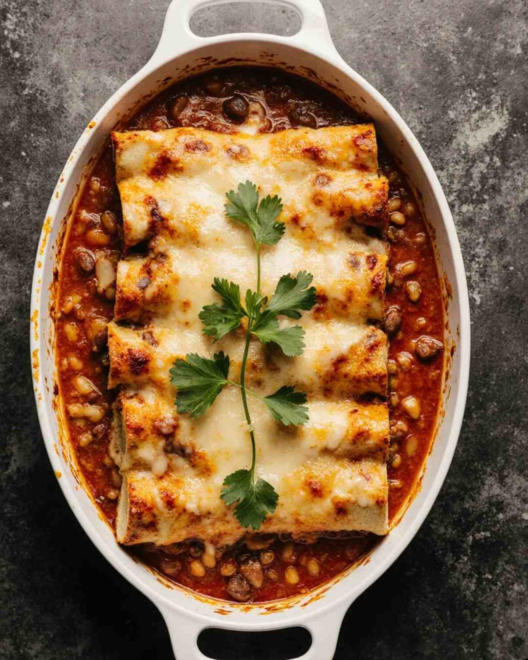 Vegetarian Black Bean Enchiladas