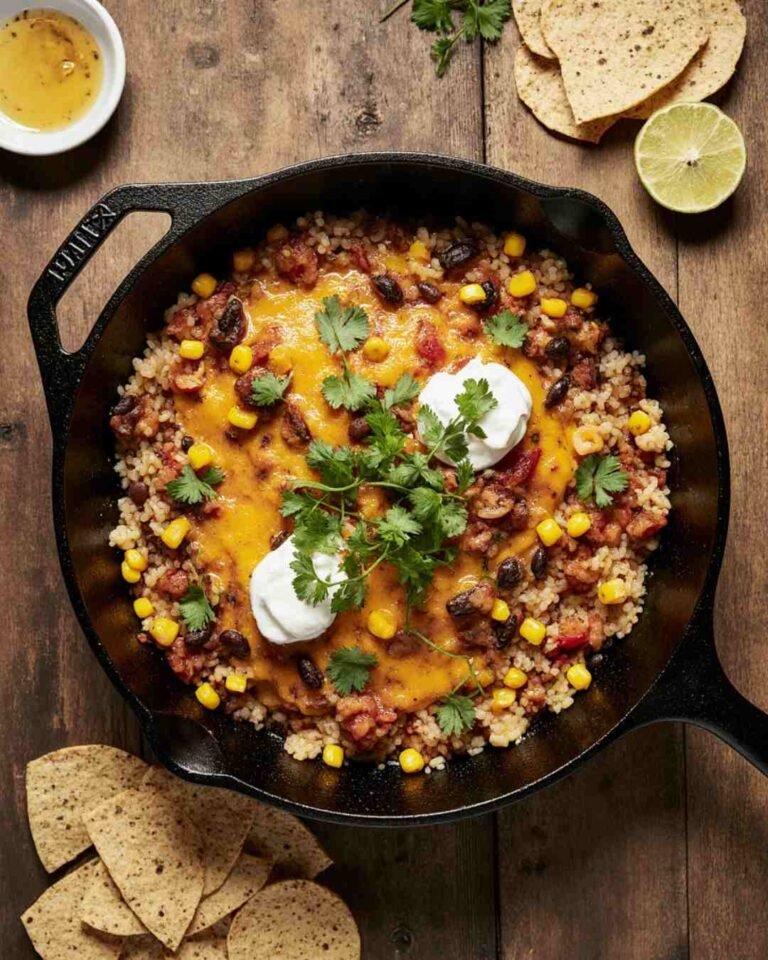 Vegetarian Taco Skillet Recipe