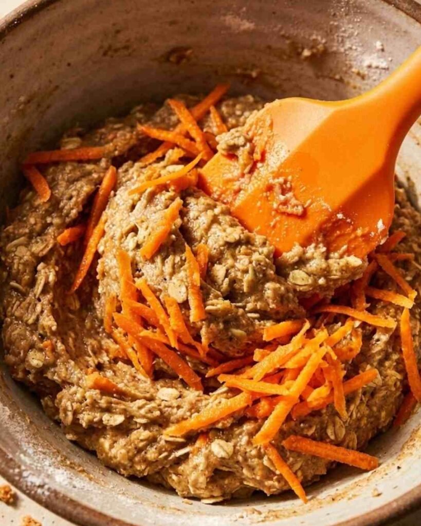 healthy carrot cake oatmeal cookies