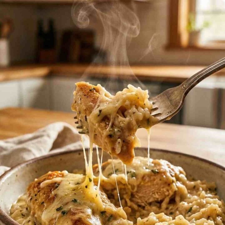 Creamy Smothered Chicken and Rice