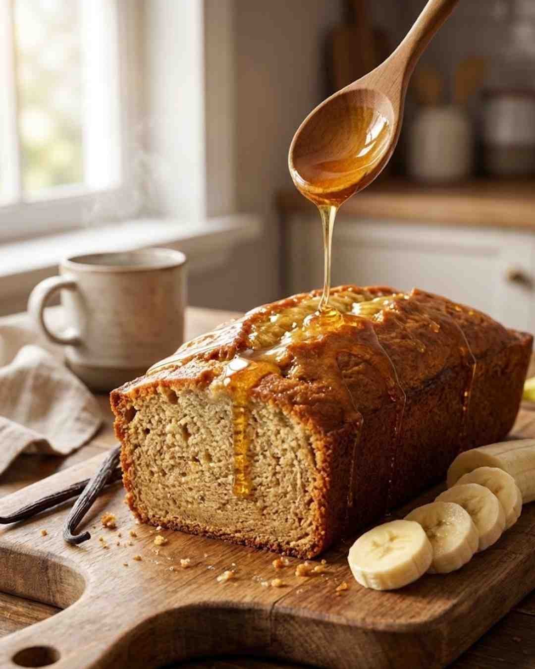 Honey Vanilla Banana Bread