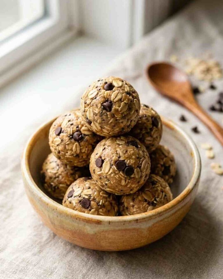 No Bake Peanut Butter Energy Bites | Easy Healthy Snack