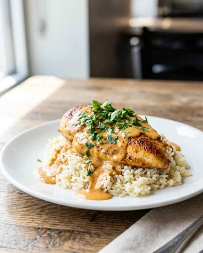 High Protein Creamy Cajun Chicken